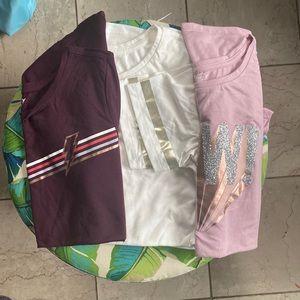 Old navy athletic shirts! Bundle of three great condition. Size med tall